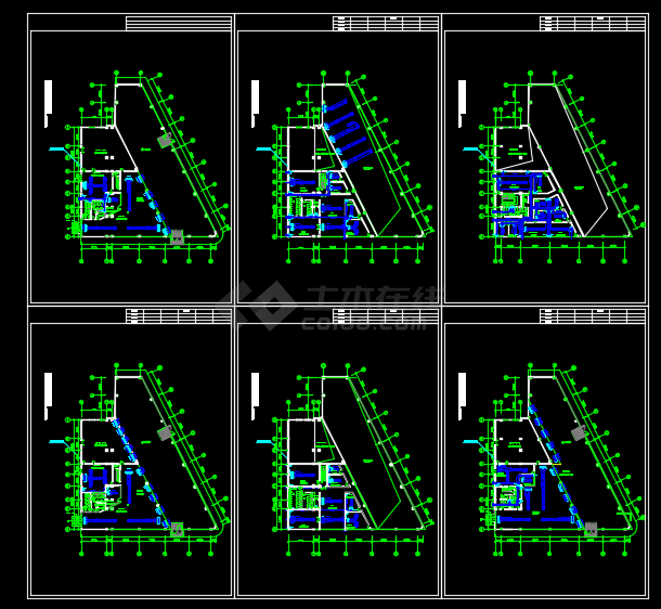 汽车展厅空调系统设计CAD施工图-图二