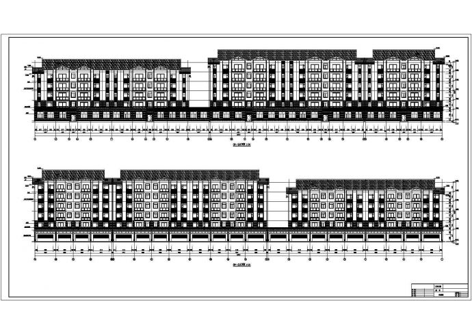 某地六层砖混结构底商住宅楼建筑设计施工图纸_图1