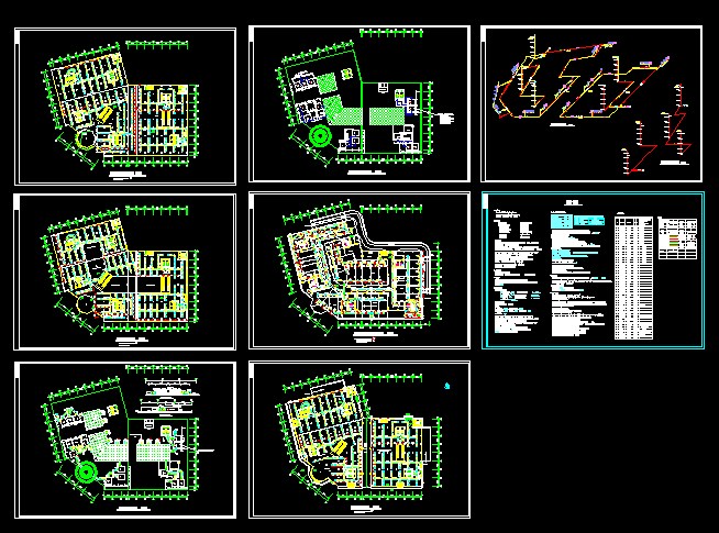 物流园交易区A中央空调设计施工图