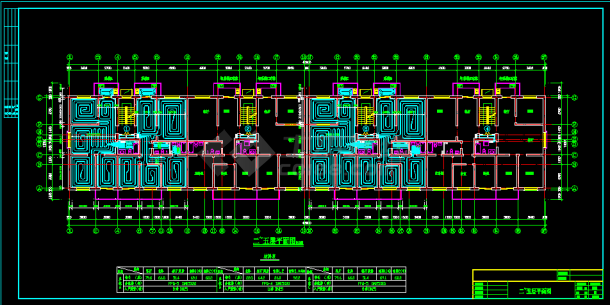 某六层小型住宅全套地暖设计图-图二