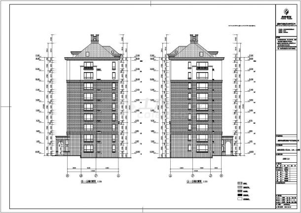 某地9层剪力墙结构住宅楼施工设计图-图二
