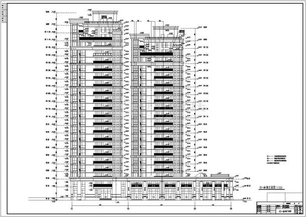 宁波某小区22层住宅楼建筑设计方案-图二