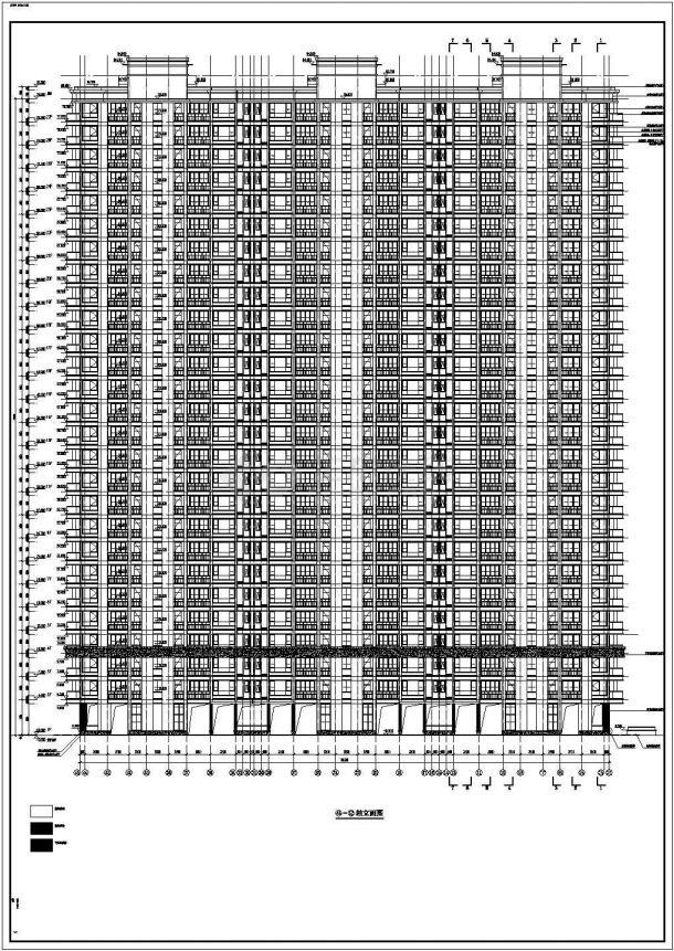 某地27层剪力墙结构住宅楼建筑设计施工图-图二