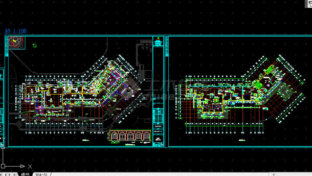 某地两层综合楼建筑图（古建筑含节点）-图一