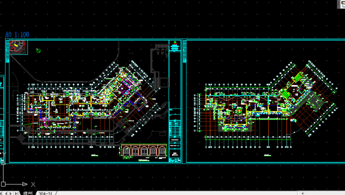 某地两层综合楼建筑图（古建筑含节点）_图1