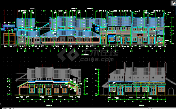 某地两层综合楼建筑图（古建筑含节点）-图二