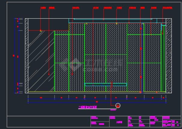 某别墅二层房间施工设计CAD详情图纸-图二