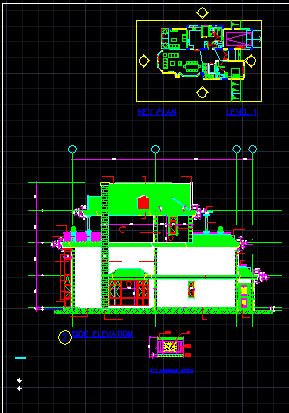 某豪华别墅图建筑设计CAD详情全套图-图二