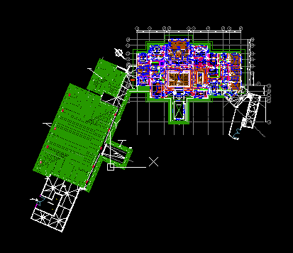 总统别墅建筑设计CAD方案施工图-图二