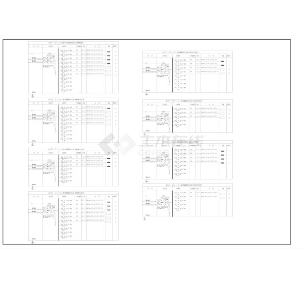 五进 安置迁建小区广场--强电CAD-图一