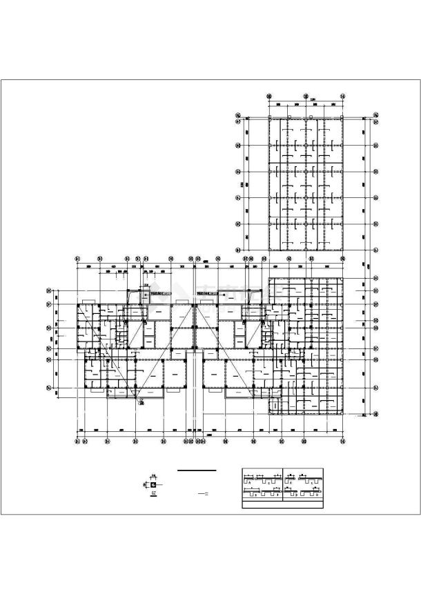 福建某地区框架结构小高层住宅楼结构设计-图二