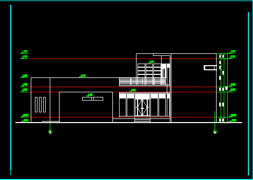 现代别墅建筑设计施工CAD方案带效果图-图二
