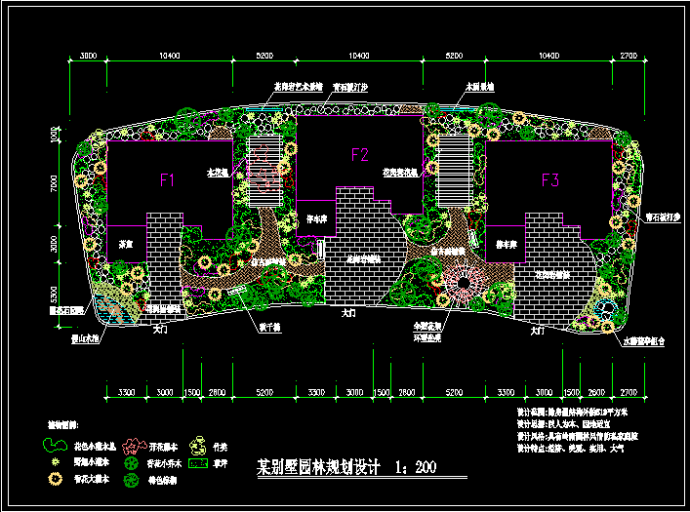 某私家花园建筑施工CAD规划设计图纸_图1