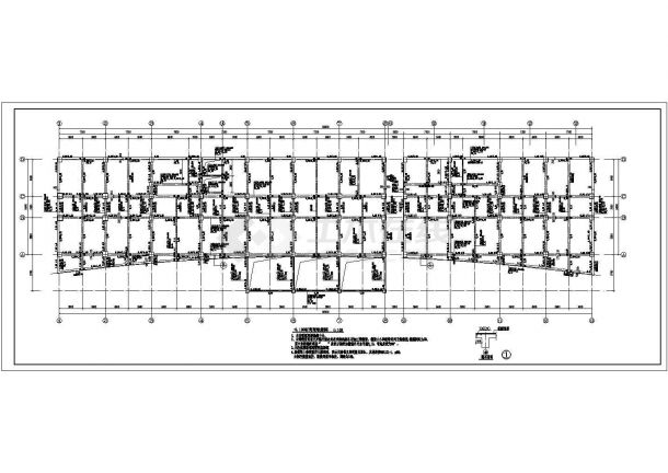 某市造纸厂内综合建筑结构设计施工图-图二