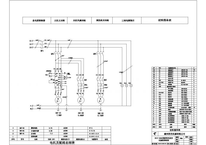一套带式过滤机电气自控原理详细图纸_图1