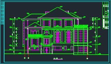 100例室内平面别墅 建筑设计CAD详图-图二