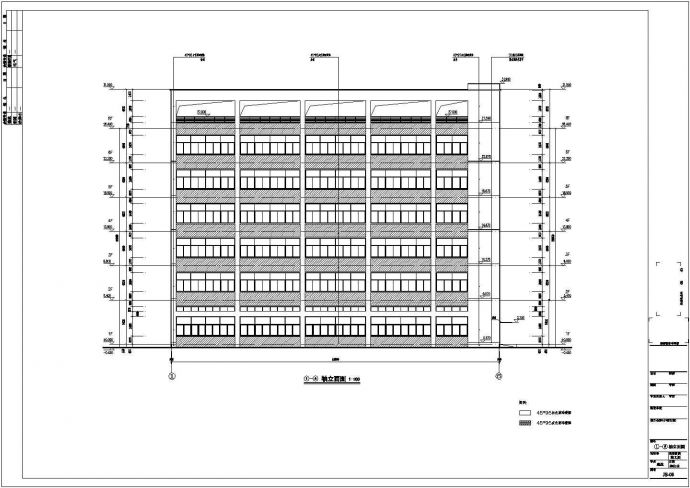 某地6层框架结构厂房建筑设计施工图_图1