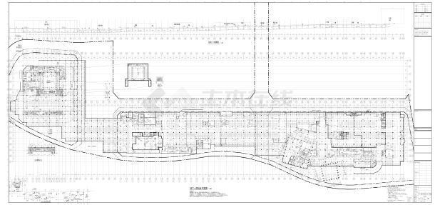 文化建筑施工设计图CAD-图一