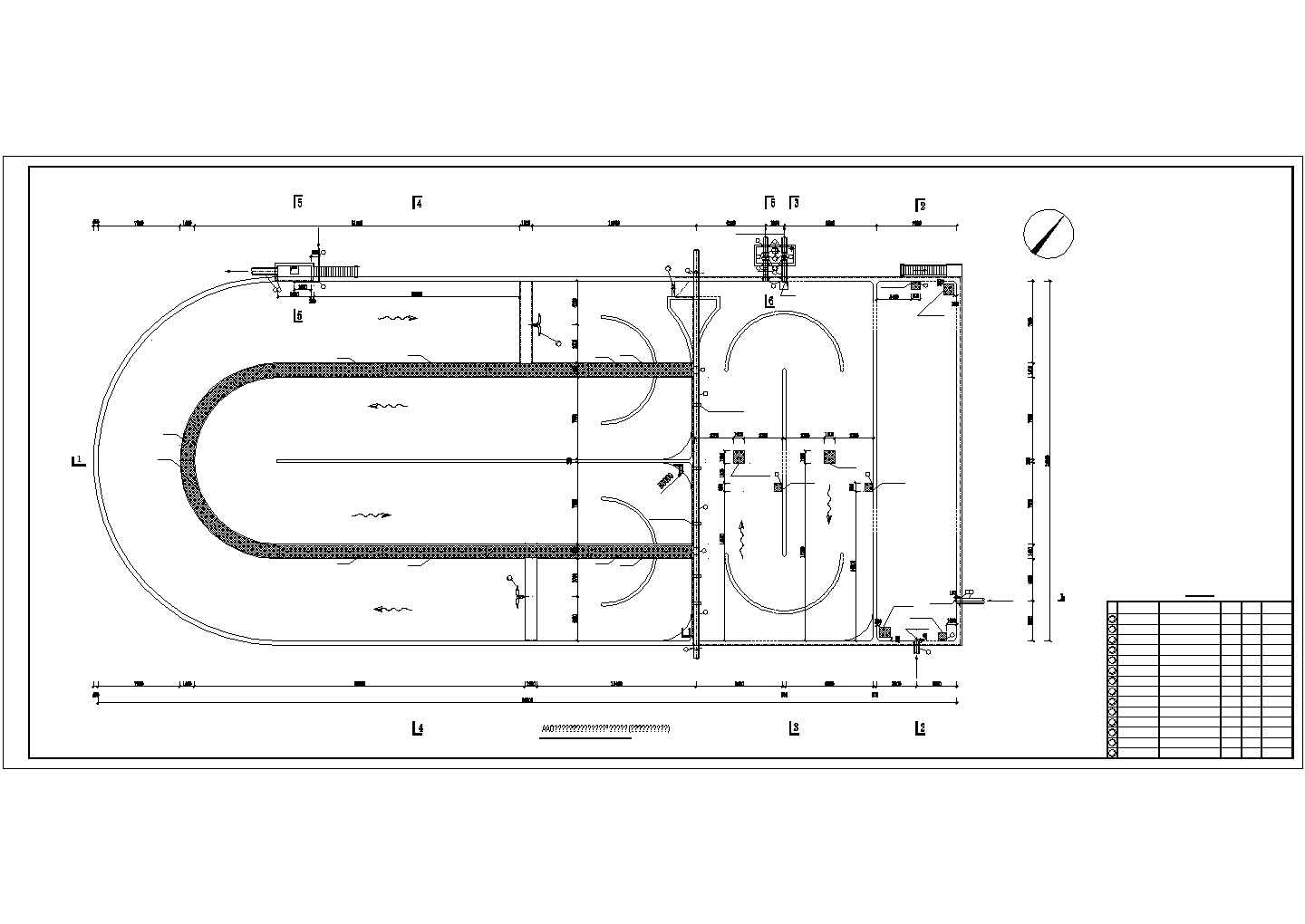 20000立方米每天AAO生化池工艺施工图