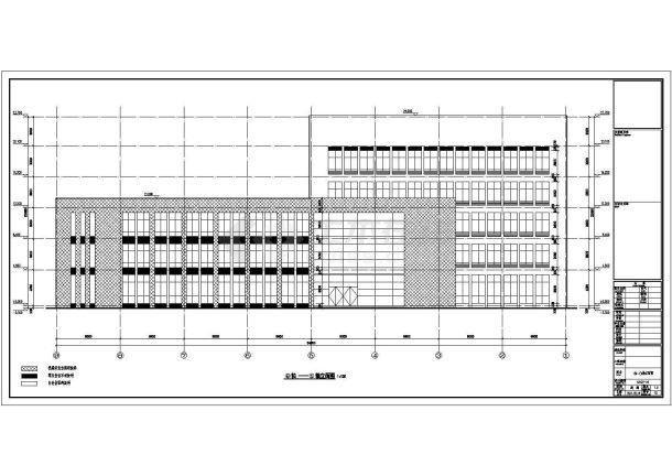 某地五层框架结构研发中心建筑结构设计施工图纸-图二