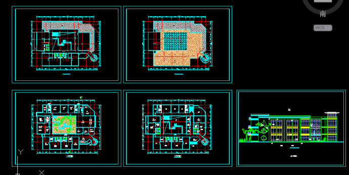 九班幼儿园+社区服务中心的CAD建筑图_图1