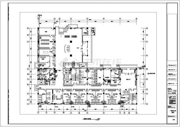 某8层框架结构医院给排水设计施工图-图二