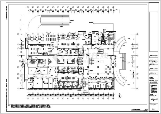某5层框架结构医院给排水设计施工图-图二