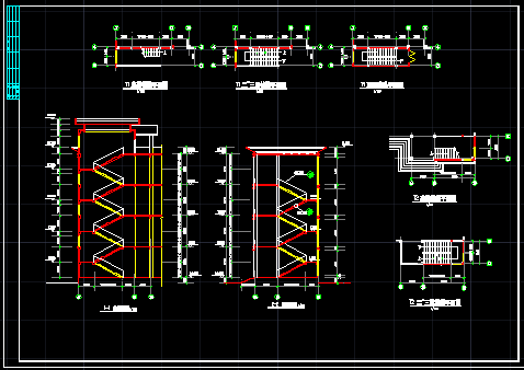 某地的理工学校全套CAD建筑施工图-图二