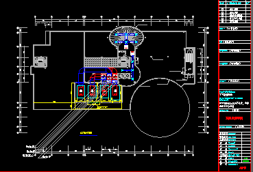 某六层空调平面及机房cad设计施工图纸-图二