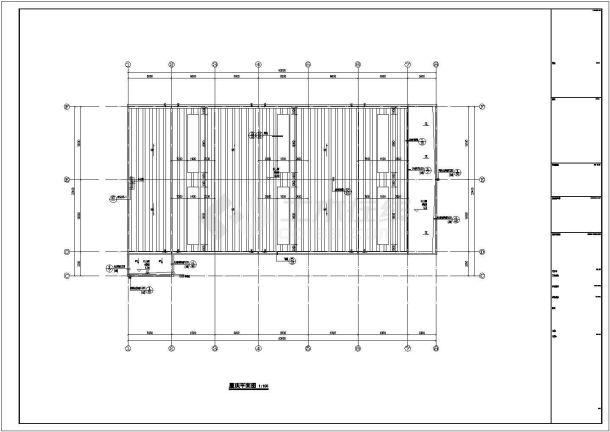 某学校轻钢结构食堂建筑设计施工图-图二