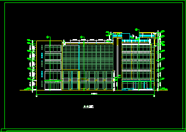 某综合楼建筑施工设计CAD方案全套图-图二