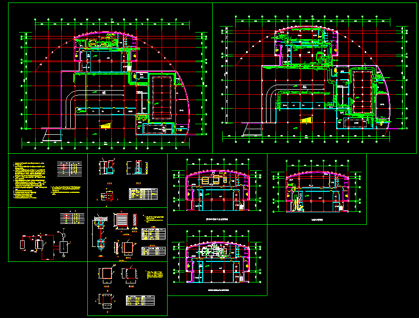 某市住宅地下室中央空调全套CAD平面设计施工图纸