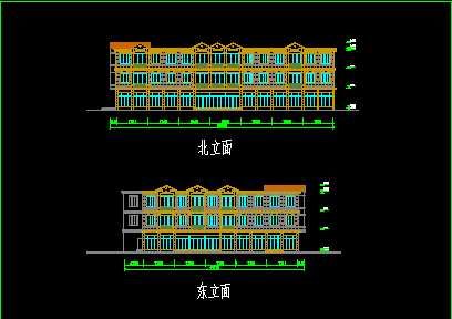 某超市建筑设计施工CAD方案带效果图-图二