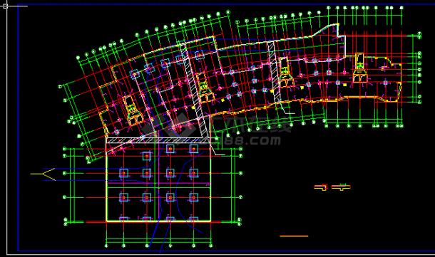 多层住宅小区建筑方案设计全套CAD图纸-图二