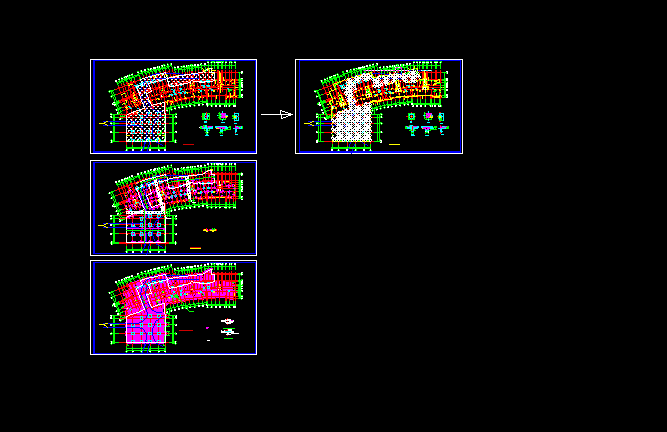 多层住宅小区建筑方案设计全套CAD图纸