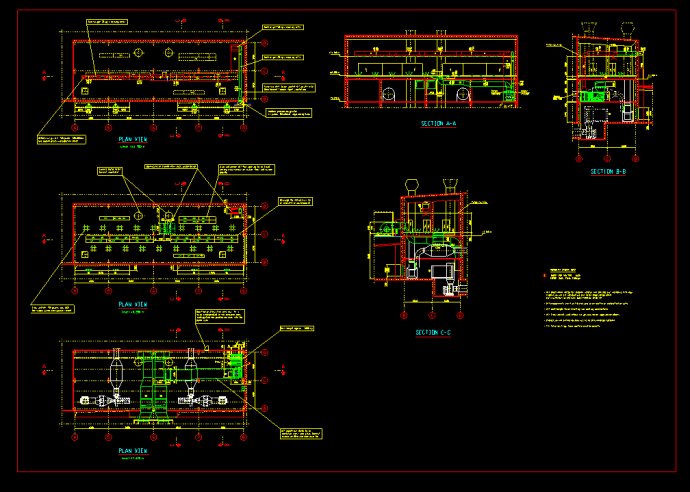 中央空调控制室cad系统平面设计图纸_图1