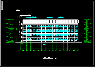 某中学全套建筑结构设计CAD方案施工图-图二