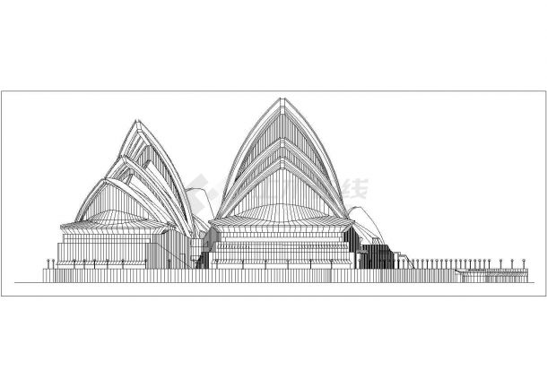悉尼歌剧院三视图图片
