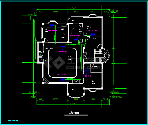 某高级别墅MRV空调cad施工设计方案图纸-图二