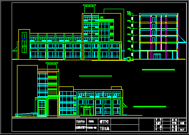 老年公寓社区住宅楼建筑CAD施工图纸-图二
