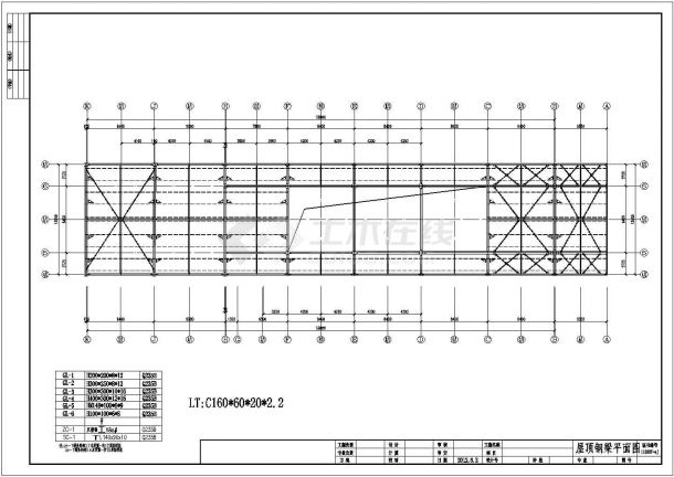 宁波某大型钢框架四季中庭、钢连廊结构图纸全套-图二