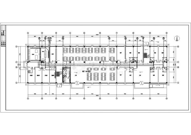 某厂区二层综合性餐厅建筑给排水设计施工图-图一
