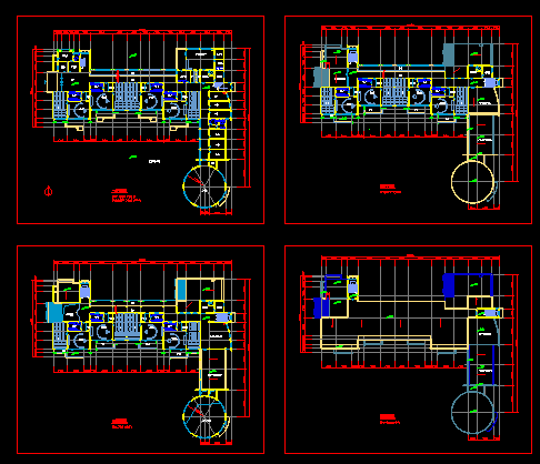 幼儿园建筑设计施工CAD平面方案带效果图纸