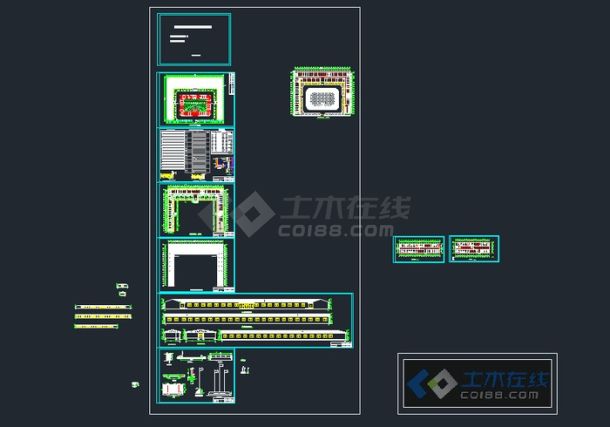 项目部临建房全套施工图-图一