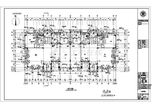 某地区三层简欧风格双拼别墅建筑设计施工图-图二