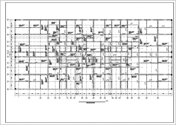 某地24层地下一层剪力墙结构筏板基础商住楼结构施工图-图二