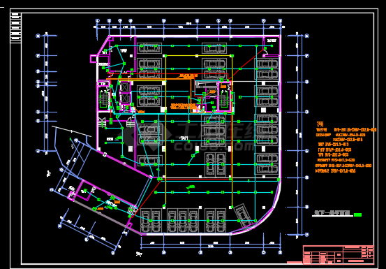 某地区大酒店电气设计CAD施工图纸-图二