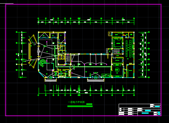 某地区某三星级宾馆电气安装设计CAD施工图纸_图1