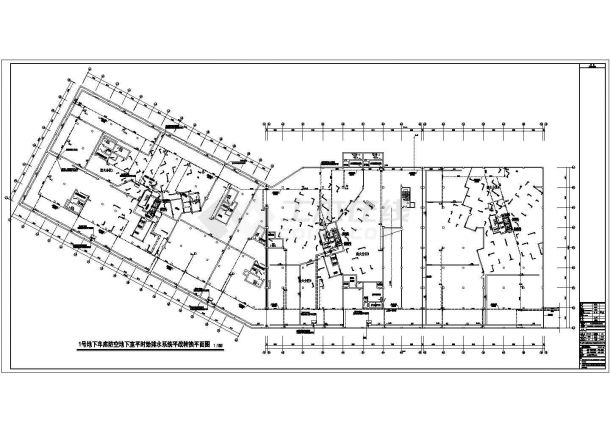  Water supply and drainage plan of an air defense basement in Chongqing during wartime, peacetime and flat station conversion - Figure 2