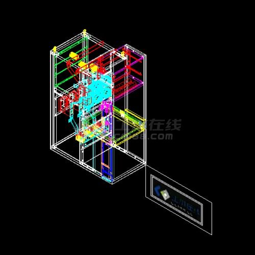 KYN28-12-630  装配总图    3D图-图一